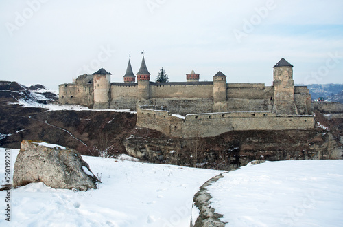 Old Castle on a winter day