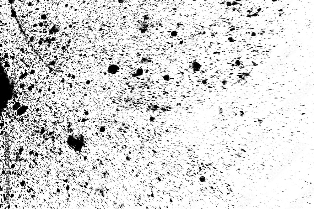 black spots splashing on white background black spots splashing on white background