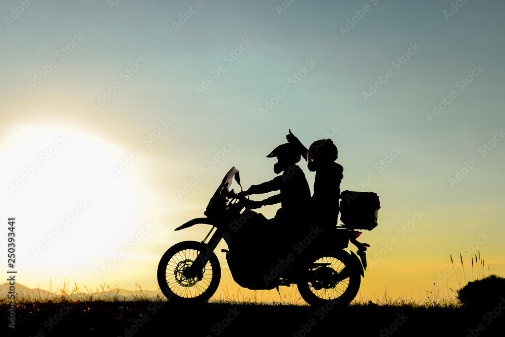 motorcycle with world tour and travel