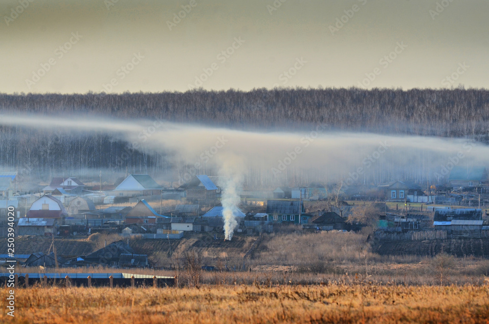 South Urals. Spring has come to the remote mountain villages. South Urals. Spring has come to the remote mountain villages.
