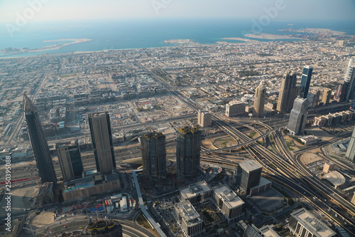 View on Dubai downtown, United Arab Emirates © Harmony Video Pro