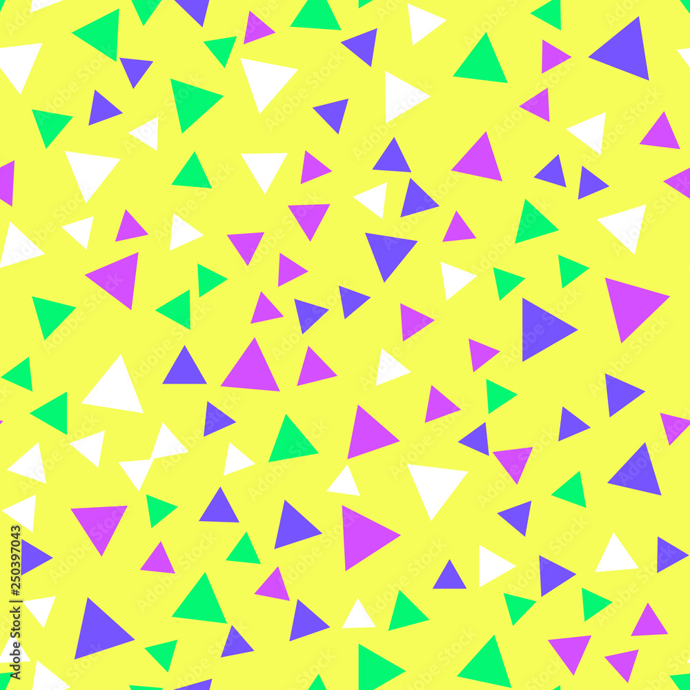 Vector seamless pattern with triangles background. Modern stylish abstract texture. Different geometric figures Vector seamless pattern with triangles background. Modern stylish abstract texture. Different geometric figures