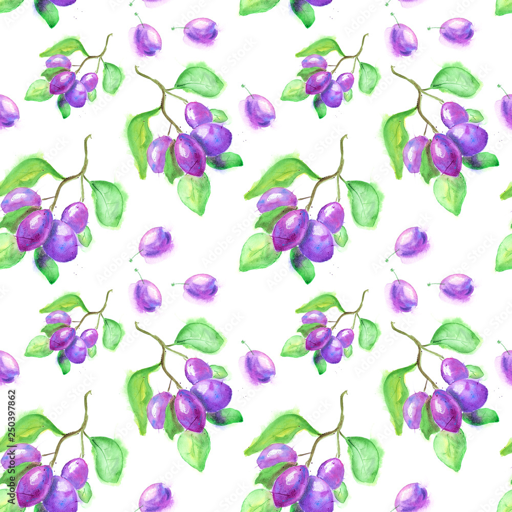 Seamless watercolor pattern Seamless watercolor pattern