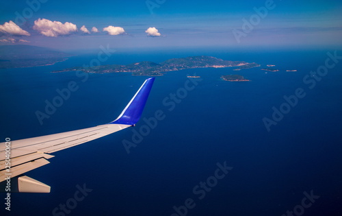 Skiaphos Island,view from plane,Greece