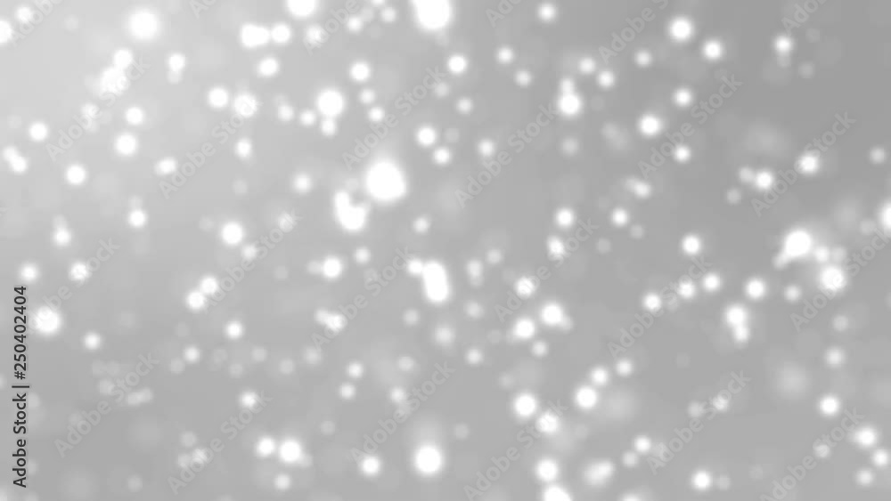 Abstract silver bokeh blinking lights background. Holiday Christmas New Year celebration concept. Luxury shiny anniversary birthday invitation. Sparkling jewelry lights. Slow motion CG animation Abstract silver bokeh blinking lights background. Holiday Christmas New Year celebration concept. Luxury shiny anniversary birthday invitation. Sparkling jewelry lights. Slow motion CG animation