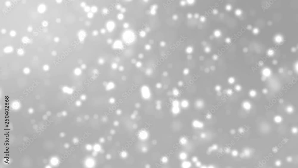 Abstract silver bokeh blinking lights background. Holiday Christmas New Year celebration concept. Luxury shiny anniversary birthday invitation. Sparkling jewelry lights. Slow motion CG animation Abstract silver bokeh blinking lights background. Holiday Christmas New Year celebration concept. Luxury shiny anniversary birthday invitation. Sparkling jewelry lights. Slow motion CG animation