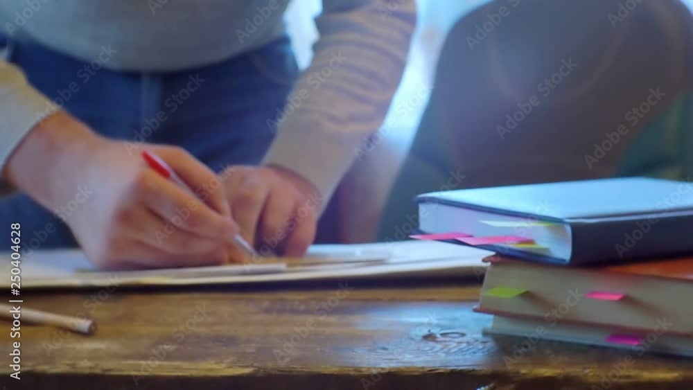 office work.business concept.man working with documents at the desk.blurred video.screen saver on business topics. office work.business concept.man working with documents at the desk.blurred video.screen saver on business topics.