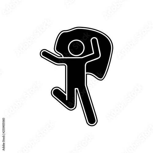 death on the asphalt  icon. Element of Cityscape for mobile concept and web apps icon. Glyph, flat icon for website design and development, app development