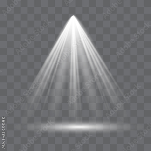 Vector spotlight. Light effect
