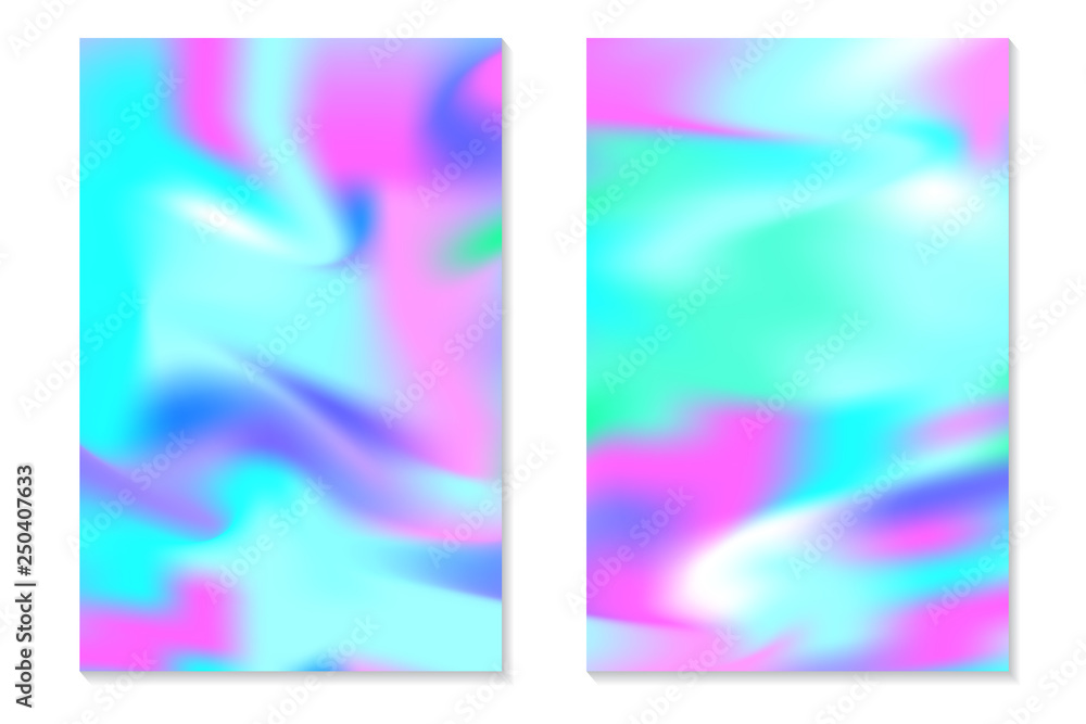 Gradient Hologram Backgrounds. Gradient Hologram Backgrounds.