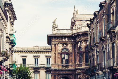 Teatro Massimo Bellini, famous landmark of Catania, Sicily, Italyю