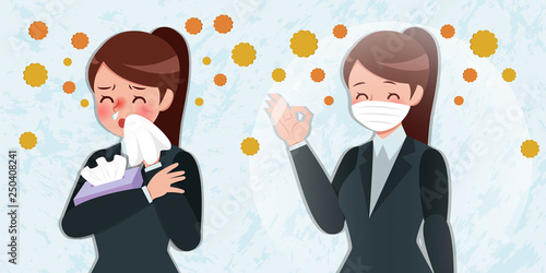 hay fever concept