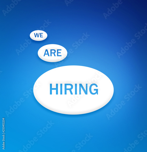 we are hiring concept