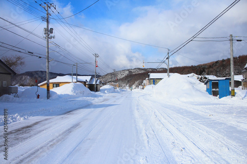 冬 道路