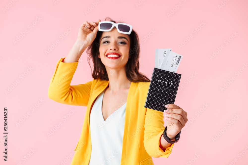 Beautiful young woman wearing colorful clothes Beautiful young woman wearing colorful clothes