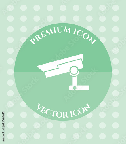 CCTV Camera Icon for Web, Applications, Software & Graphic Designs.