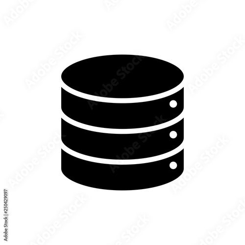 Harddisk icon design template vector isolated