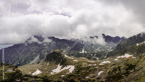 High Tatras Slovakia mountains and clouds