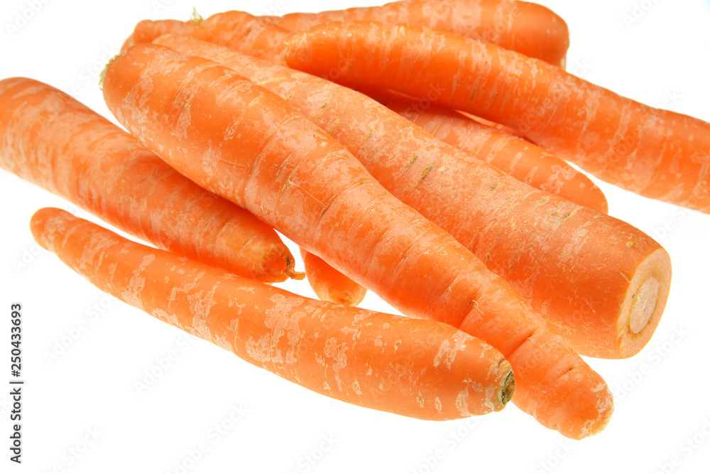 carrots isolated on white background carrots isolated on white background