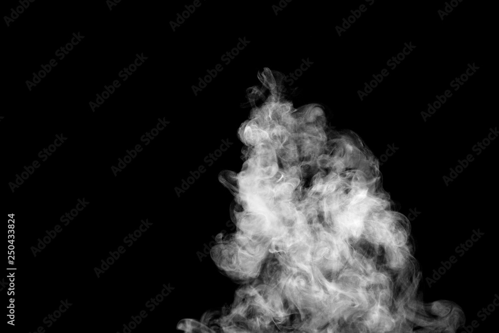 white smoke isolated on black background, abstract powder, water spray, Add smoke effect white smoke isolated on black background, abstract powder, water spray, Add smoke effect