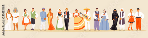 Large collection of national costumes 2