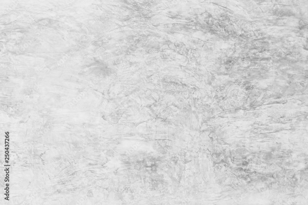 Fototapeta premium Loft-style plaster walls, gray, white, empty space used as wallpaper. Popular in home design or interior design. with copy spaces.