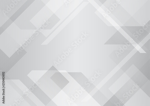 Abstract grey texture geometric. White and gray color technology modern futuristic background, vector illustration