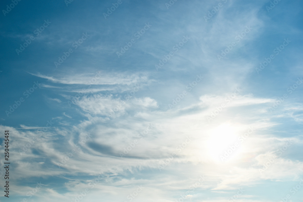 sun on blue sky and white cloud sun on blue sky and white cloud