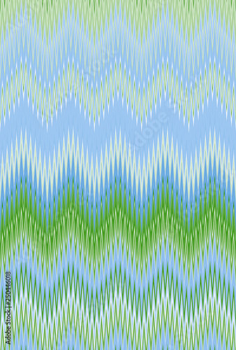 Chevron zigzag wave summer ecology nature pattern abstract art background, color trends. Colorful seamless illustration.