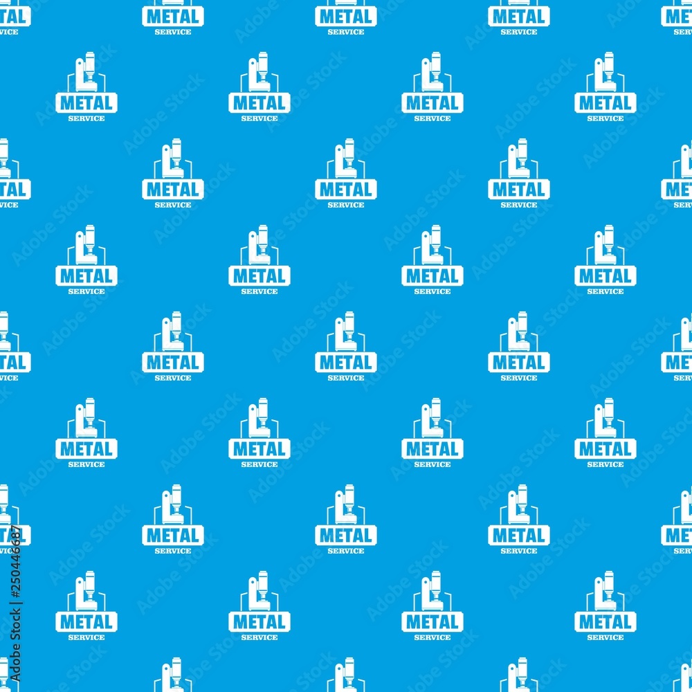 Metal service pattern vector seamless blue repeat for any use Metal service pattern vector seamless blue repeat for any use