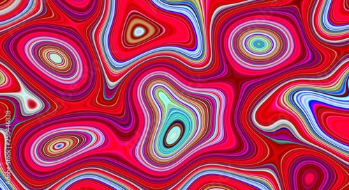 Psychedelic abstract pattern and hypnotic background for trend art, backdrop creative.