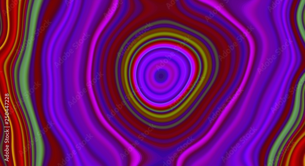 Fototapeta premium Psychedelic abstract pattern and hypnotic background for trend art, creative color.