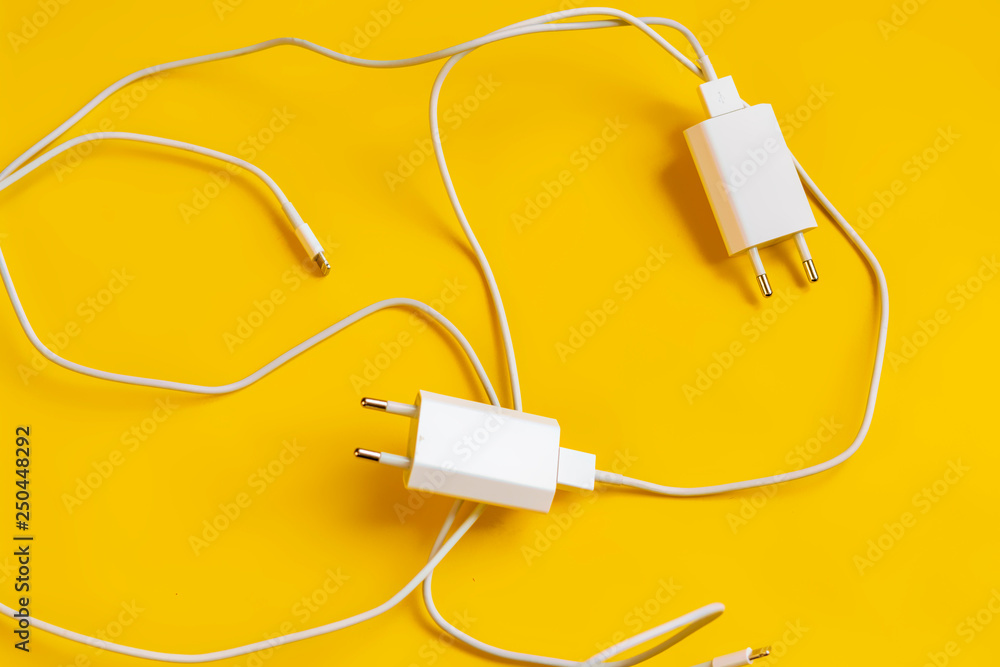 close up charging usb wire plug isolated b close up charging usb wire plug isolated b