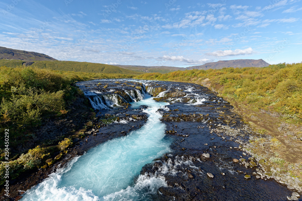 am Bruarfoss, Island am Bruarfoss, Island