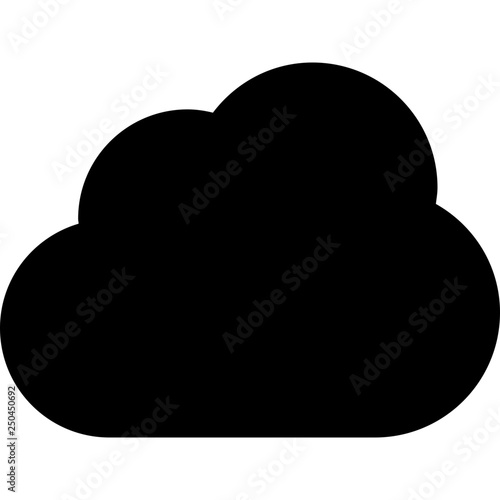 Cloud backup symbol