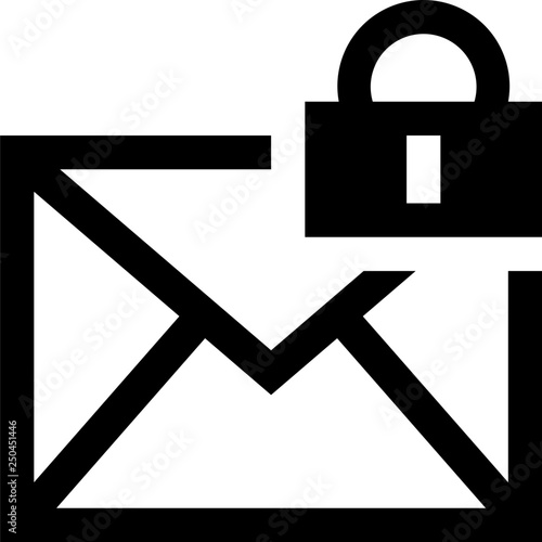 Encrypted locked mail
