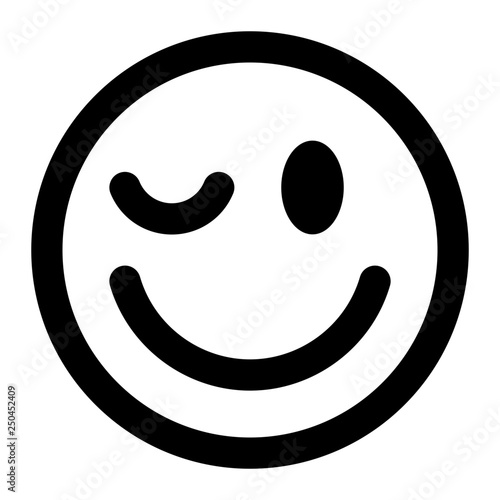 Winky face emoji
