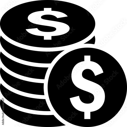 Payment and finance - Dollar coins
