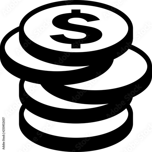 Pile of coins