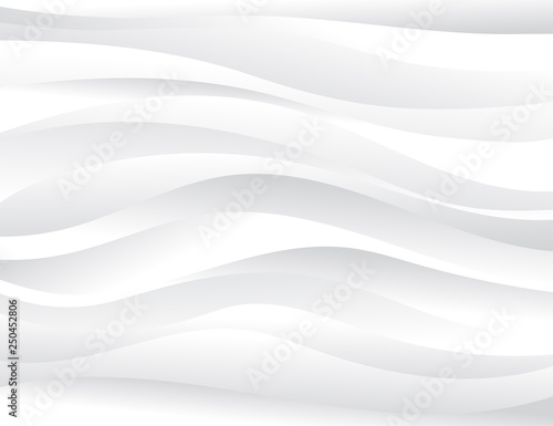 Gray wave concept abstract vector background