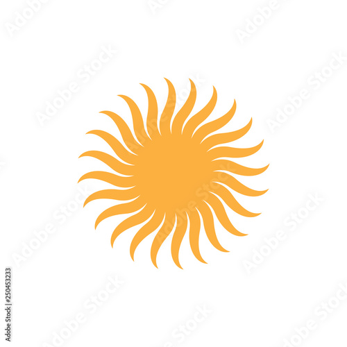 creative sun illustration vector