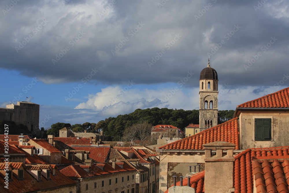 Fototapeta premium croatia dubrovnik clock tower