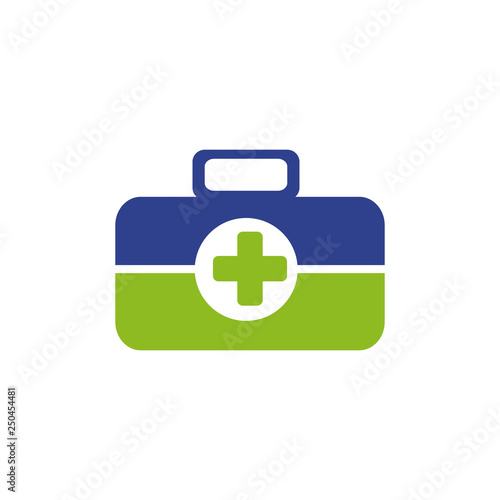Medical logo design vector template