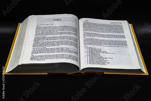 Konstfotografi Bible Gospel of Luke