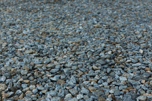 gravel of dirt road