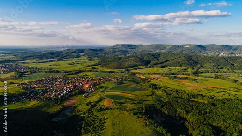 Aerial view of Bavaria, Germany photo