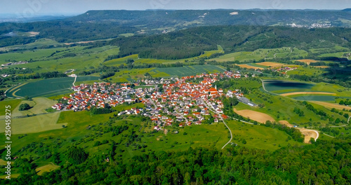 Aerial view of Bavaria, Germany photo