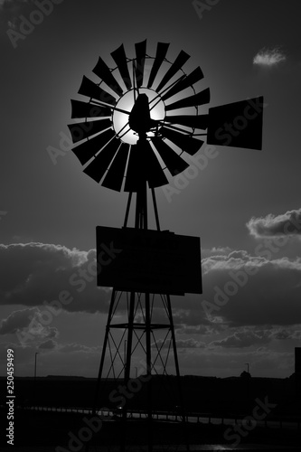 Windmill silhoutte