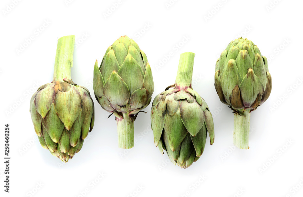 Obraz premium Artishok on white background