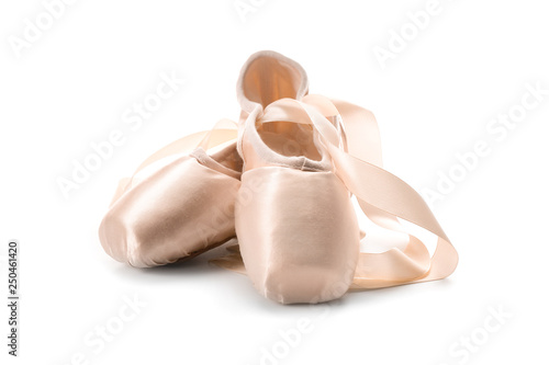 View of ballet shoes 